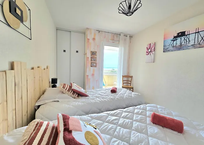 2 Pieces Face Mer, Balcon, 50m Plage, Proche Centre Et Commerces - Saint-brevin - Fr-1-364-141 *