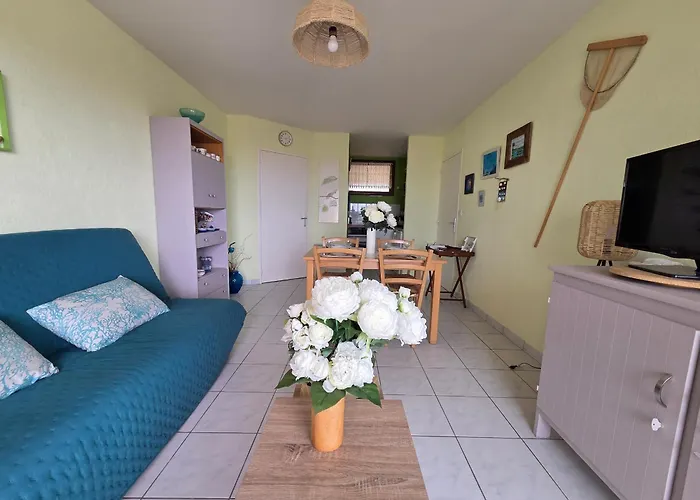 2 Pieces Face Mer, Balcon, 50m Plage, Proche Centre Et Commerces - Saint-brevin - Fr-1-364-141 Apartamento